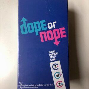 Dope or Nope Game – Family Party Card Game – English – Sealed – Ages 8+